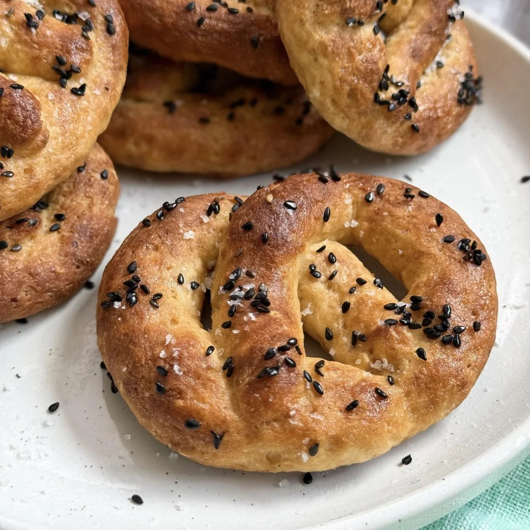 Weiche Brezel aus Fibriya Backwaren Ballaststoffmix