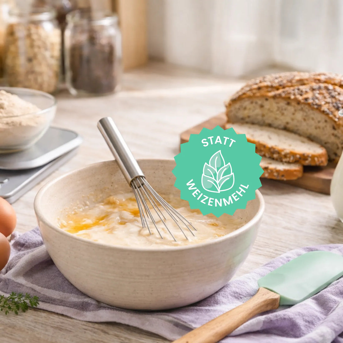 Was statt Weizenmehl? Die besten Low-Carb-Alternativen mit Fibriya Ballaststoffmix