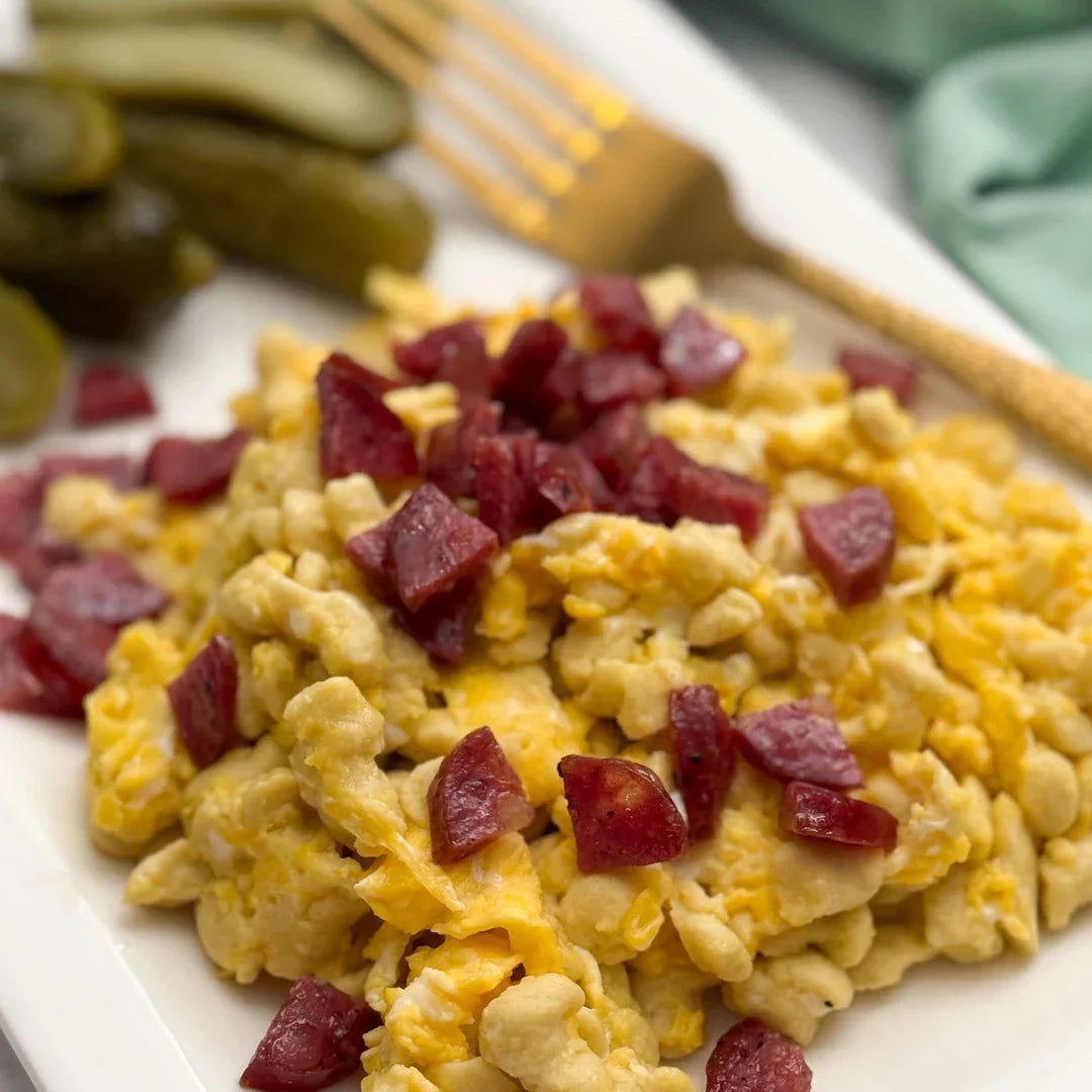 Keto Eiernockerl ohne Weizenmehl