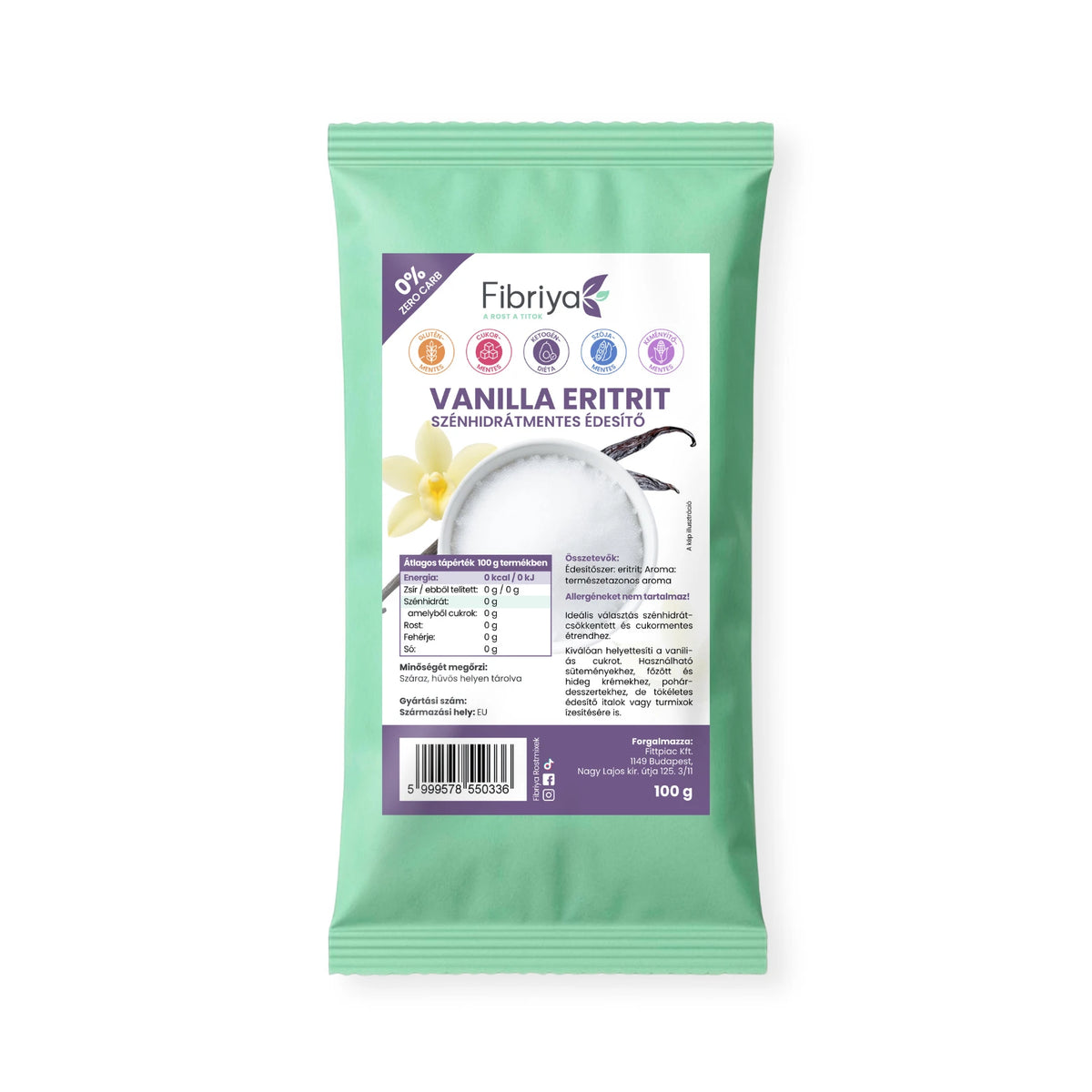 Fibriya Vanilla eritrit