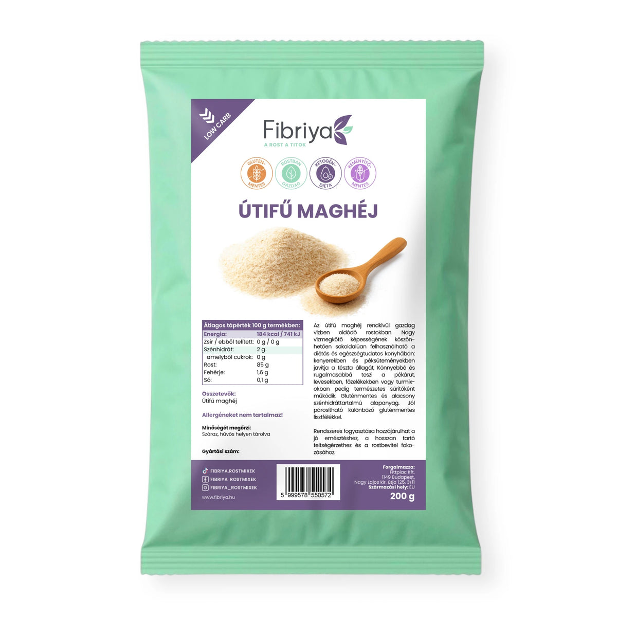 Fibriya Útifű maghéj
